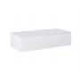 Oltens Vernal szafka 100 cm podumywalkowa wisząca z blatem biały połysk 68102000 zdj.3