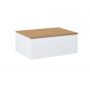 Oltens Vernal szafka 60 cm podumywalkowa wisząca z blatem biały połysk/dąb 68107000 zdj.3