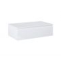 Oltens Vernal szafka 80 cm podumywalkowa wisząca z blatem biały połysk 68101000 zdj.3