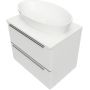Omnires OmniDream umywalka z szafką 60 cm wiszącą biały połysk DREAMSET6020BP zdj.1
