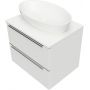 Omnires OmniDream umywalka z szafką 60 cm wiszącą biały połysk DREAMSET6120BP zdj.1