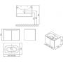 Ravak Classic SDD szafka 60 cm podumywalkowa wisząca biały połysk/biały X000001085 zdj.2
