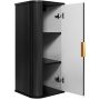 Rodan Elegance szafka 35,5x31,5x79 cm boczna wisząca czarna zdj.4