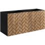 Zestaw Rodan Trend zestaw mebli łazienkowych 120 cm czarny/dąb (5906154450874) zdj.3