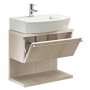 Szafka pod umywalkę z drzwiczkami 66 x 56,5 x 33,5 cm dąb bielony Roca Hall A856431611 zdj.1