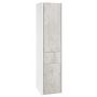 Roca Ronda szafka boczna 140 cm kolumna lewa cement/biały mat A857344453 zdj.1
