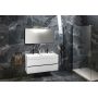 Sapho Odetta szafka 118x43,5x50 cm podumywalkowa wisząca biały połysk DT120-3030 zdj.4
