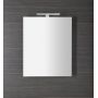 Sapho Greta szafka 60 cm lustrzana z oświetleniem LED biały mat GT060-0031 zdj.5
