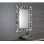 Sapho Scule & Samblung lustro 100x70 cm prostokątne rama srebrny IN156 zdj.2