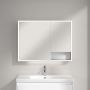 Villeroy & Boch My View+ szafka 75x16,8x100 cm z lustrem Brilliant White A48110VE zdj.3