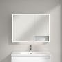 Villeroy & Boch My View+ szafka 100x16,8x75 cm z lustrem Brilliant White A48110VE zdj.12