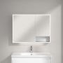 Villeroy & Boch My View+ szafka 75x16,8x100 cm z lustrem Pure White A48110VF zdj.3