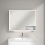 Villeroy & Boch My View+ szafka 100x16,8x75 cm z lustrem Pure White A48110VF zdj.12