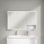 Villeroy & Boch My View+ szafka 75x16,8x120 cm z lustrem Pure White A48112VF zdj.3