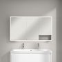 Villeroy & Boch My View+ szafka 130x16,8x75 cm z lustrem aluminium A4811300 zdj.12