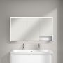 Villeroy & Boch My View+ szafka 130x16,8x75 cm z lustrem Brilliant White A48113VE zdj.12