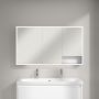 Villeroy & Boch My View+ szafka 130x16,8x75 cm z lustrem Pure White A48113VF zdj.12