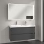 Villeroy & Boch My View+ szafka 130x16,8x75 cm z lustrem Graphite A48113VR zdj.13