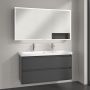 Villeroy & Boch My View+ szafka 140x16,8x75 cm z lustrem Graphite A48114VR zdj.13