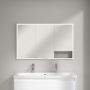 Villeroy & Boch My View+ szafka 120x16,8x75 cm z lustrem Brilliant White A48212VE zdj.7