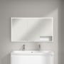 Villeroy & Boch My View+ szafka 130x16,8x75 cm z lustrem do zabudowy Brilliant White A48213VE zdj.11