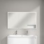 Villeroy & Boch My View+ szafka 130x16,8x75 cm z lustrem do zabudowy Pure White A48213VF zdj.11