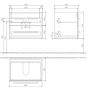 Villeroy & Boch Avento szafka 63 cm podumywalkowa wisząca Crystal Black A89000B3 zdj.2