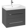 Villeroy & Boch Avento szafka 63x45,2x51,4 cm podumywalkowa wisząca Graphite A89000VR zdj.1