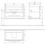 Villeroy & Boch Avento szafka 78 cm podumywalkowa wisząca Elm Impresso A89100PN zdj.2