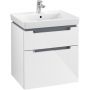 Villeroy & Boch Subway 2.0 szafka 58,7x45,4x59 cm podumywalkowa wisząca Glossy White A90910DH zdj.3
