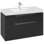Villeroy & Boch Subway 2.0 szafka 98,7x44,9x59 cm podumywalkowa wisząca Volcano Black A91510VL zdj.3