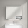 Villeroy & Boch My View+ szafka 100x16,8x75 cm z lustrem Pure White B48110VF zdj.11