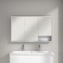 Villeroy & Boch My View+ szafka 120x16,8x75 cm z lustrem Brilliant White B48112VE zdj.12