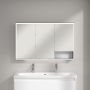 Villeroy & Boch My View+ szafka 120x16,8x75 cm z lustrem Brilliant White B48112VE zdj.11