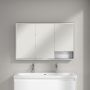 Villeroy & Boch My View+ szafka 120x16,8x75 cm z lustrem Pure White B48112VF zdj.12