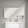 Villeroy & Boch My View+ szafka 140x16,8x75 cm z lustrem Brilliant White/czarny B48114VE zdj.12