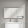 Villeroy & Boch My View+ szafka 140x16,8x75 cm z lustrem Brilliant White/czarny B48114VE zdj.11