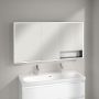 Villeroy & Boch My View+ szafka 140x16,8x75 cm z lustrem Pure White/czarny B48114VF zdj.10