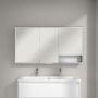 Villeroy & Boch My View+ szafka 140x16,8x75 cm z lustrem Pure White/czarny B48114VF zdj.11