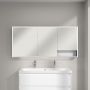 Villeroy & Boch My View+ szafka 160x16,8x75 cm z lustrem Brilliant White/czarny B48116VE zdj.12