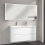 Villeroy & Boch My View+ szafka 160x16,8x75 cm z lustrem Pure White/czarny B48116VF zdj.13