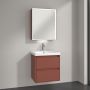 Villeroy & Boch My View+ szafka 60x16,8x75 cm z lustrem prawa Wine Red B4816RAH zdj.13
