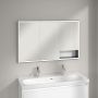 Villeroy & Boch szafka 120x16,8x75 cm z lustrem Brilliant White  B48212VE zdj.7