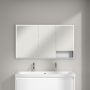 Villeroy & Boch My View+ szafka 130x16,8x75 cm z lustrem Brilliant White B48213VE zdj.8