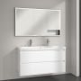 Villeroy & Boch My View+ szafka 130x16,8x75 cm z lustrem Pure White B48213VF zdj.9