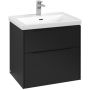 Villeroy & Boch Subway 3.0 szafka 62,2x47,8x57,6 cm podumywalkowa wisząca Volcano Black C576L1VL zdj.1