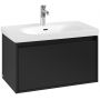 Villeroy & Boch Skyla szafka 77,2x43,9x43,6 cm podumywalkowa wisząca Volcano Black C78600VL zdj.3