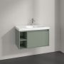Villeroy & Boch Skyla szafka 77,2x43,9x43,6 cm podumywalkowa wisząca prawa Soft Green C78700AF zdj.6