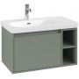 Villeroy & Boch Skyla szafka 77,2x43,9x43,6 cm podumywalkowa wisząca lewa Soft Green C78800AF zdj.3