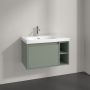 Villeroy & Boch Skyla szafka 77,2x43,9x43,6 cm podumywalkowa wisząca lewa Soft Green C78800AF zdj.6